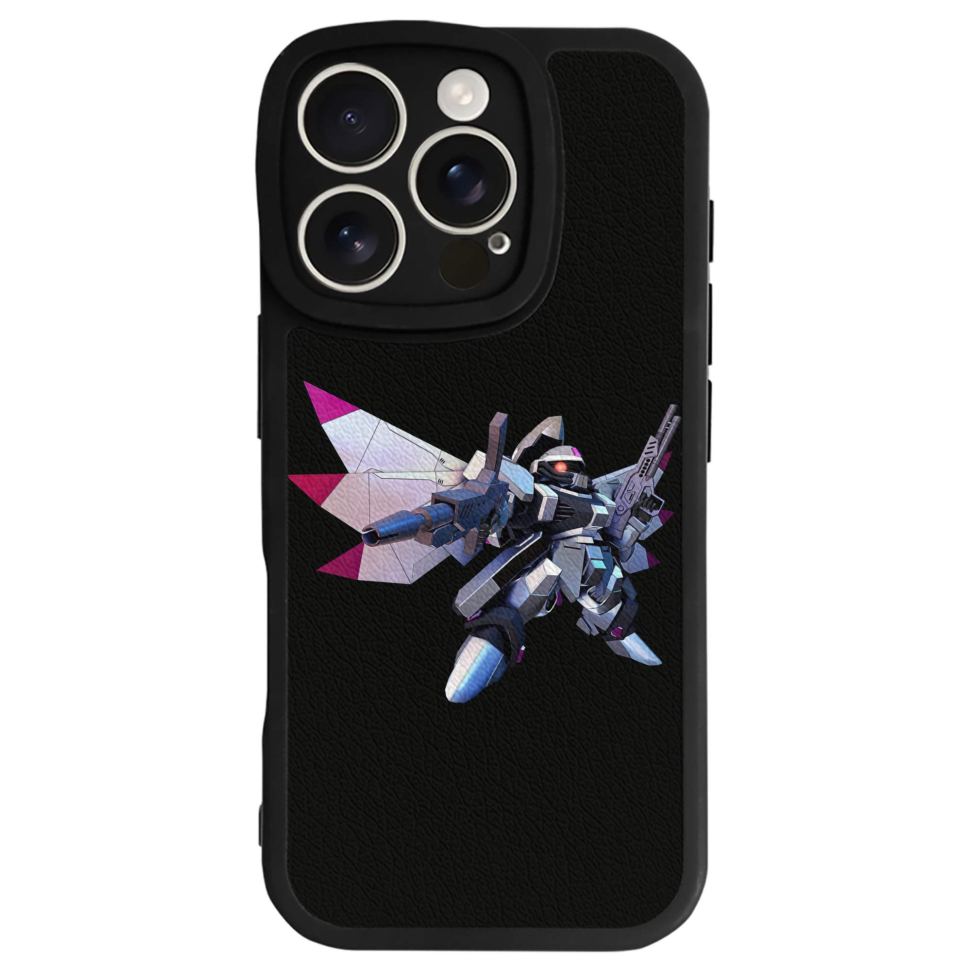 （画像用） 機動戦士ガンダム Mobile Suit Gundam 【iPhone 16シリーズ対応】シリコンスマホケース（レザー調） 材質：シリコン